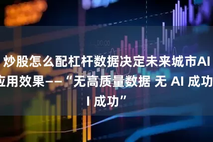炒股怎么配杠杆数据决定未来城市AI应用效果——“无高质量数据 无 AI 成功”