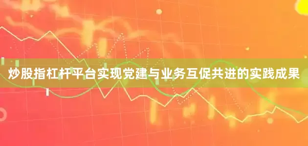 炒股指杠杆平台实现党建与业务互促共进的实践成果